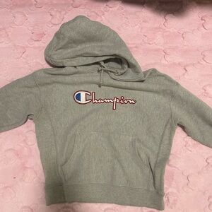 Champion Kids Light Gray Hoodie